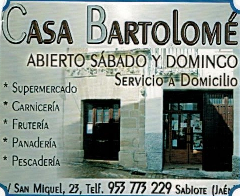 Bartolomé Ochoa López, Bebidas y Comestibles